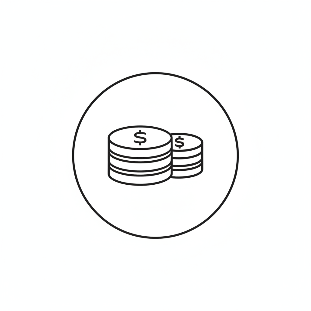 Cash purchase icon